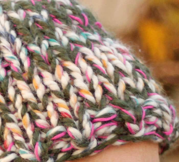 Beginner triple knit hat free knitting pattern