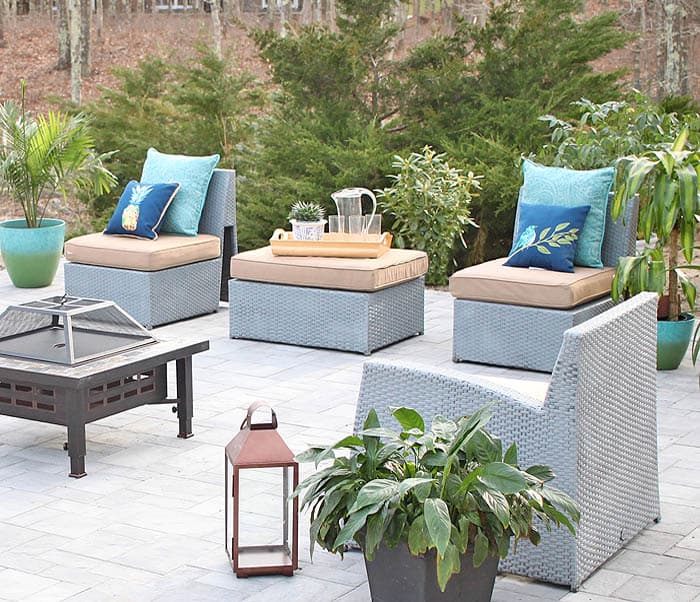How to makeover a patio on a budget with Lowe's