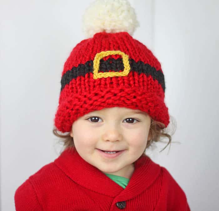 Free Christmas Baby Hat Knitting Pattern