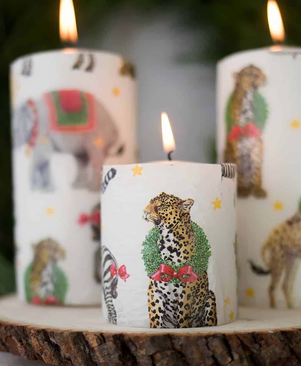 5 Minute Printed Candles