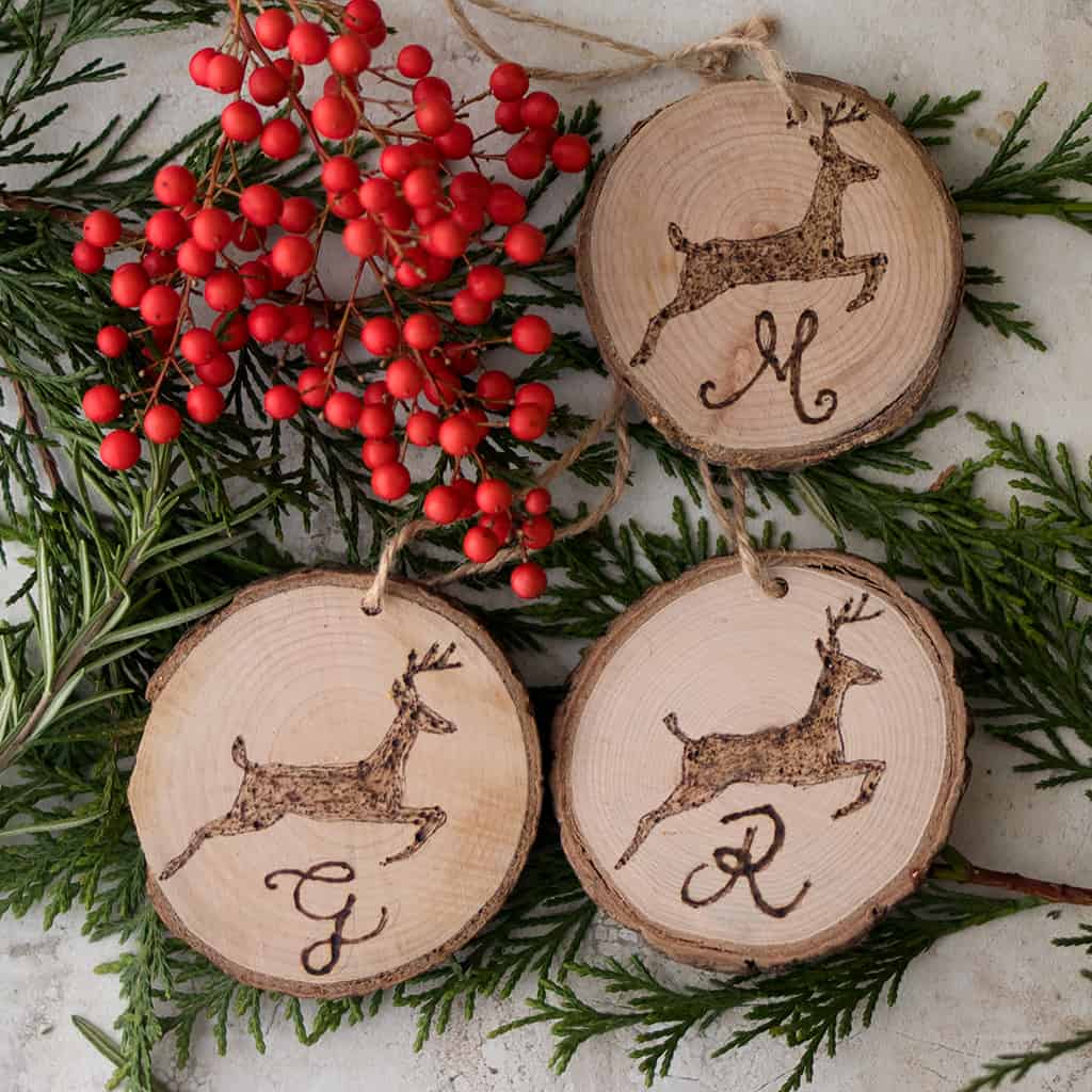 Easy Wood Burned Gift Tags or Christmas Ornaments