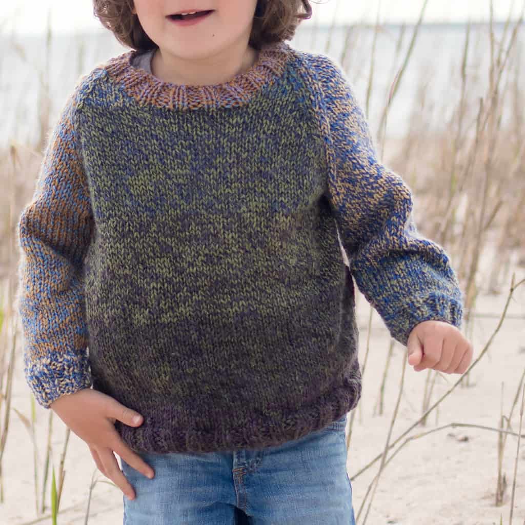 Beginner Kids Sweater Knitting Pattern