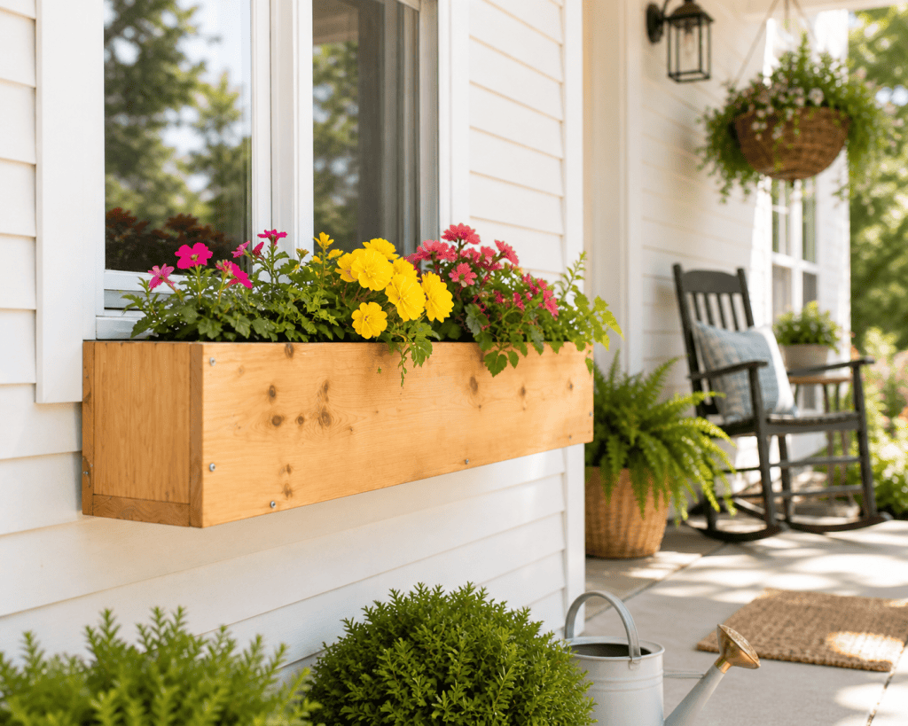 DIY Cedar Window Boxes: Easy Custom Planters That Make Your House Look Instantly Prettier