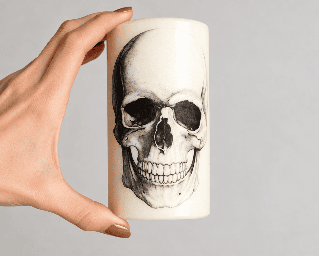 Easy DIY Printed Halloween Candles (5-Minute Halloween Decor)