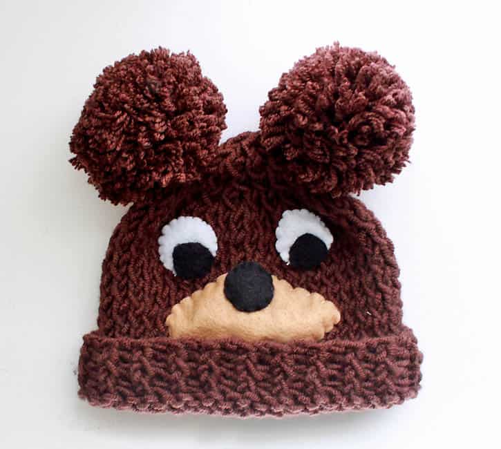 Baby Bear Hat [knitting pattern]