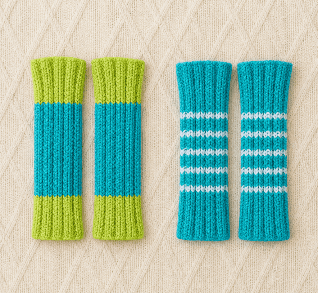 Easy Baby Leg Warmers Knitting Pattern (Knit Flat + Beginner-Friendly)