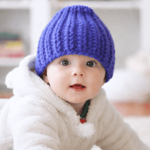 Easy Baby Beanie Knitting Pattern (Beginner-Friendly + Knit Flat on Straight Needles)