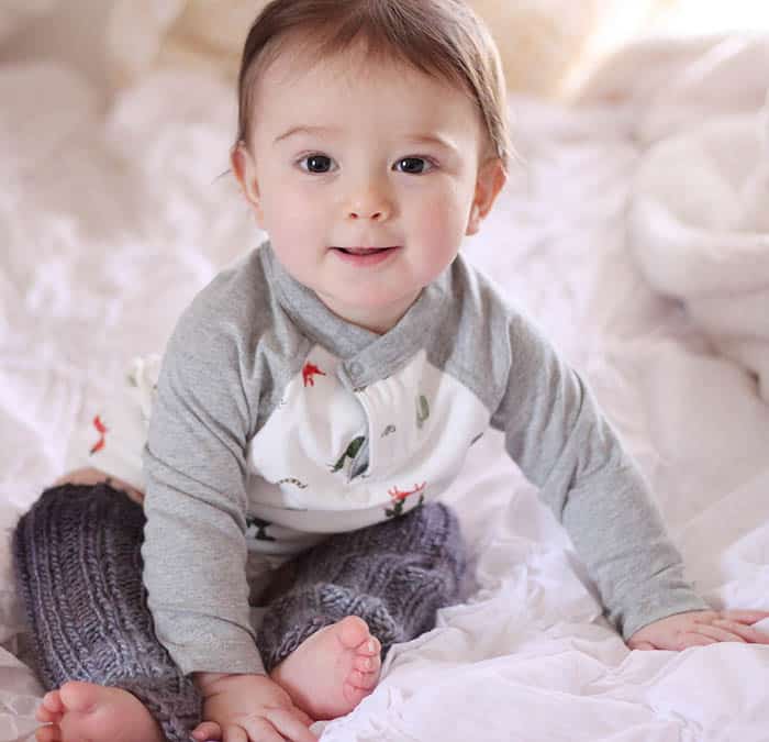 Baby Ombré Leg Warmers Knitting Pattern