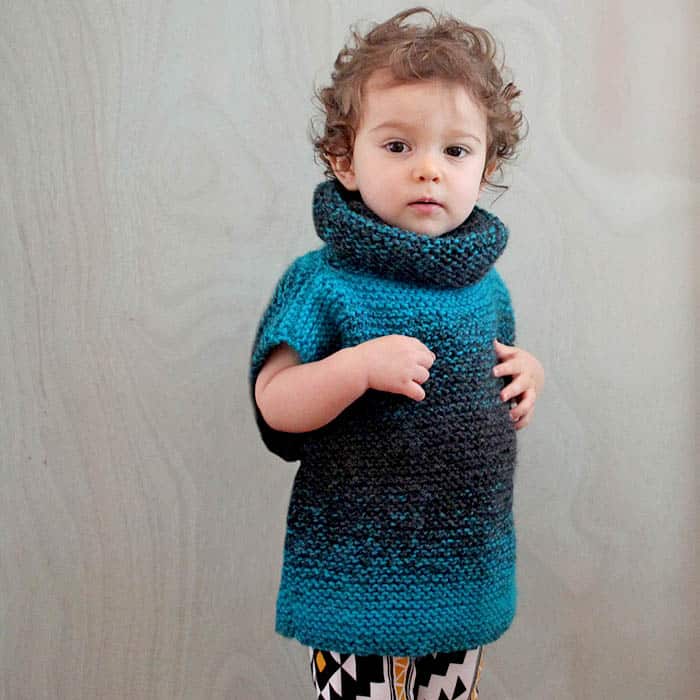 Super Easy 3 Square Child’s Sweater [knitting pattern]
