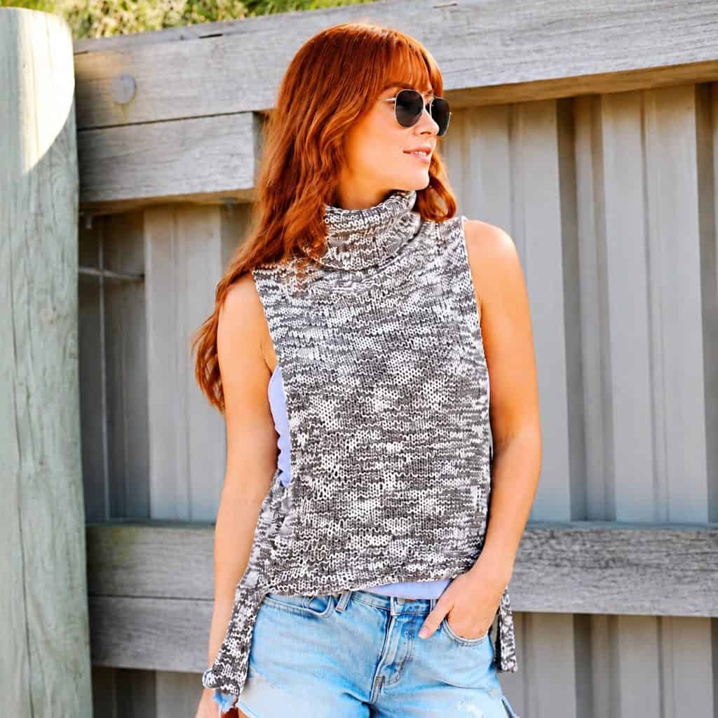 Super Easy 3 Square Sweater Knitting Pattern (Beginner-Friendly + Knit Flat)