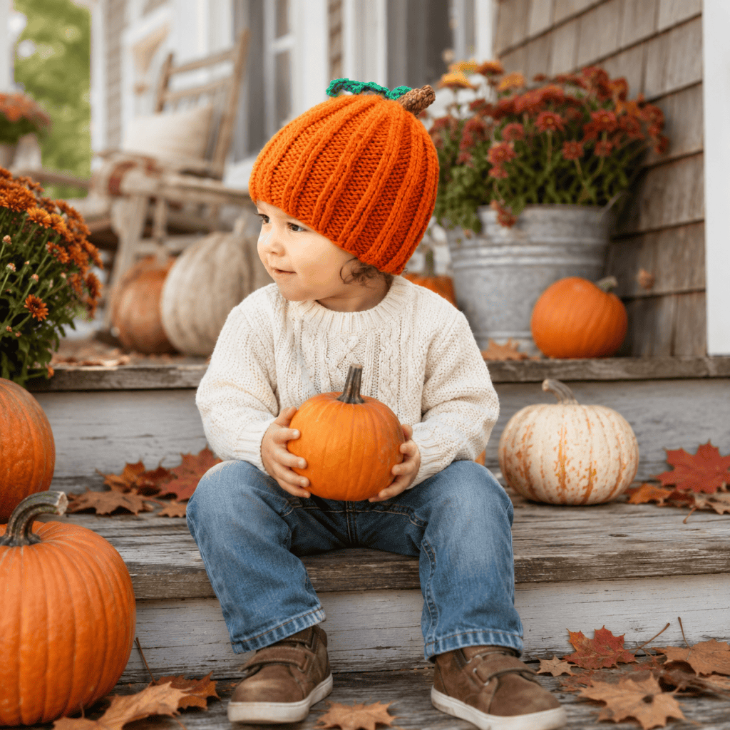10 Pumpkin Knitting Patterns for Fall (Hats, Sweaters & Cozy Decor)