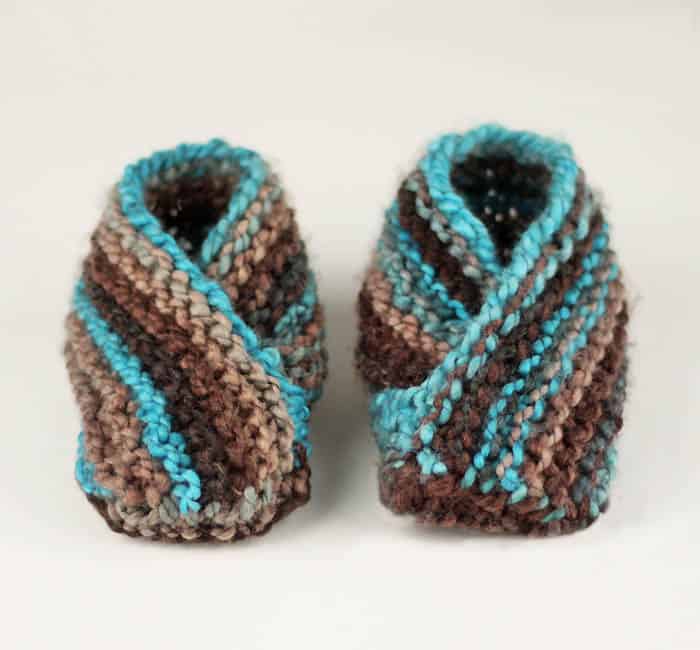 Easiest Toddler Slippers Knitting Pattern