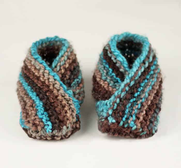 Toddler Slippers Knitting Pattern -