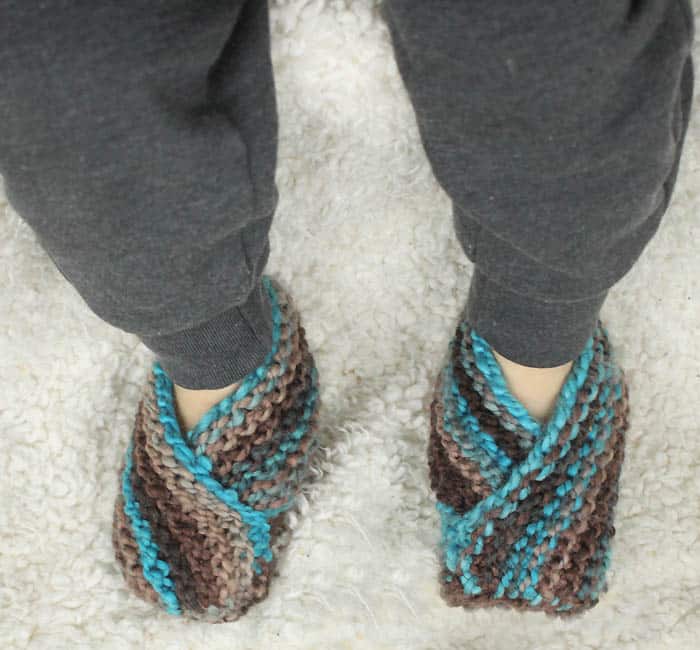 Easiest Toddler Slippers Ever Free Knitting Pattern