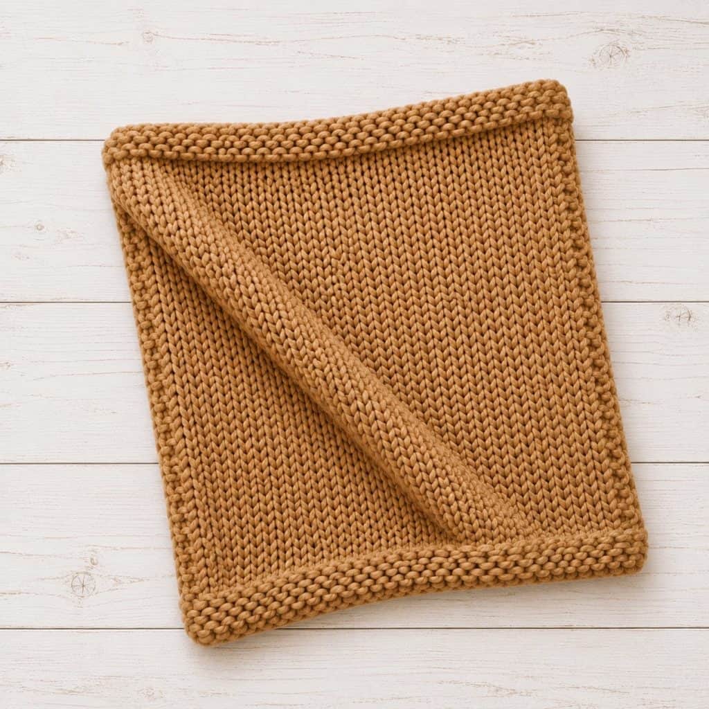 Fast & Easy Stroller Blanket Knitting Pattern (Beginner-Friendly Super Bulky Baby Blanket)