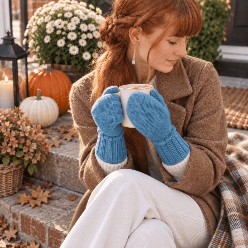 Easy Flat Knit Mittens with Long Cuffs (Beginner-Friendly Knitting Pattern)