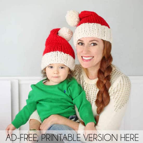 Mini Santa Hat Knitting Pattern for the Superba with GLTC – Heather is  Making Stuff