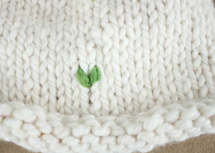 How to Embroider on Knitted Items