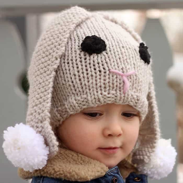 Bunny Baby Hat Knitting Pattern
