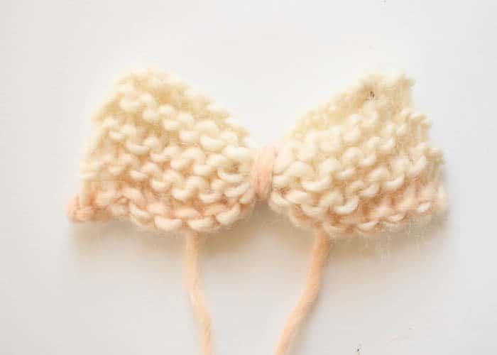 Baby Girl Bunny Ear Hat Free Knitting Pattern
