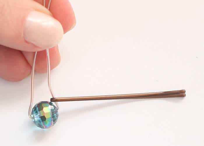 Wire Wrapped Beaded Hair Pins DIY