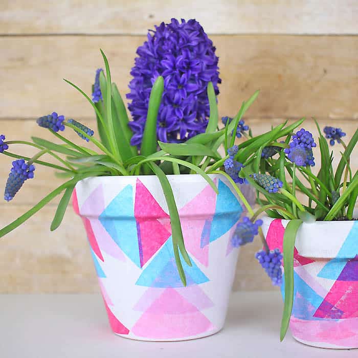 Decoupage Flower Pots DIY- Great Mother's Day Gift! 