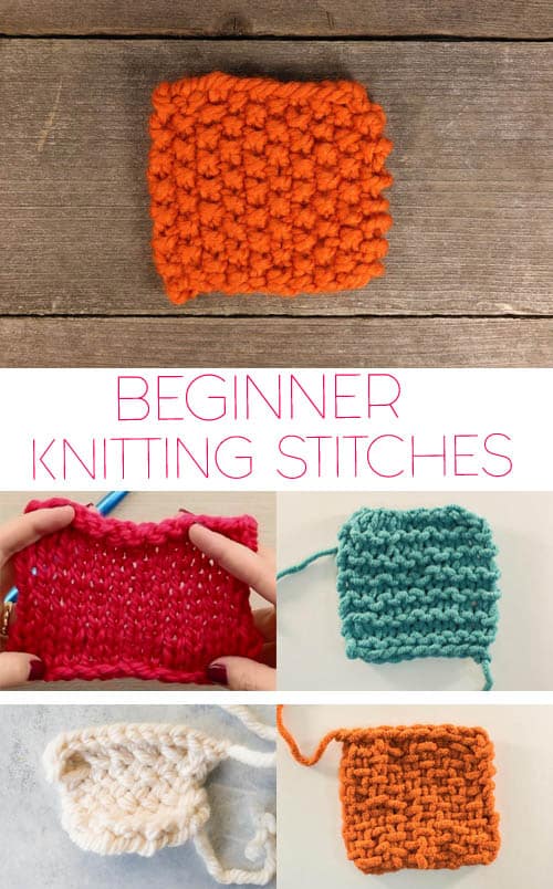 Knitting Stitches for Beginners [5 Easy Patterns]