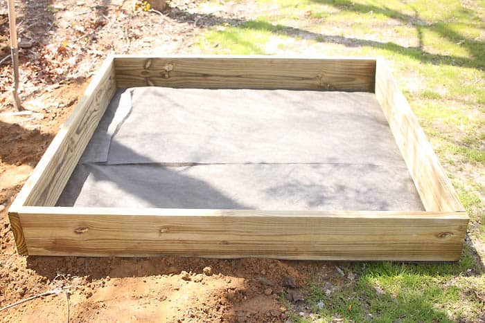 Sandbox with Roof DIY