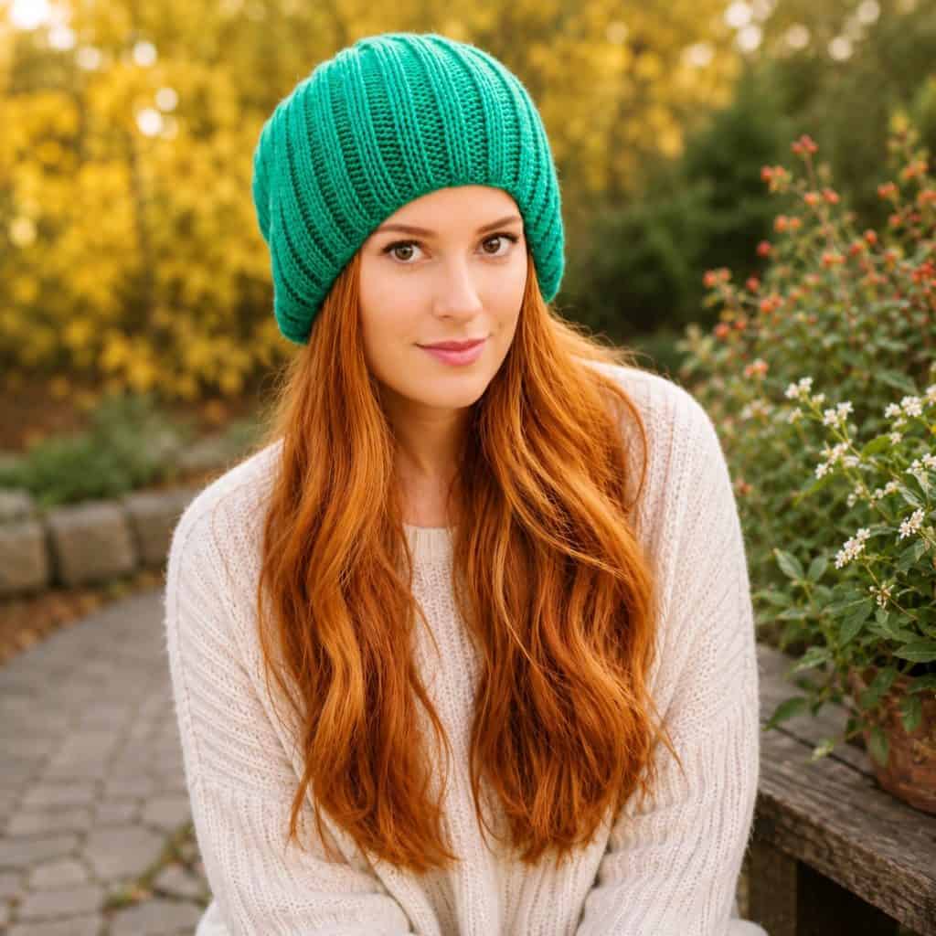 Easy Slouch Beanie Knitting Pattern (Beginner-Friendly Ribbed Hat You’ll Wear Everywhere)