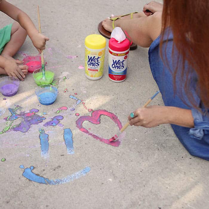 DIY Sidewalk Paint