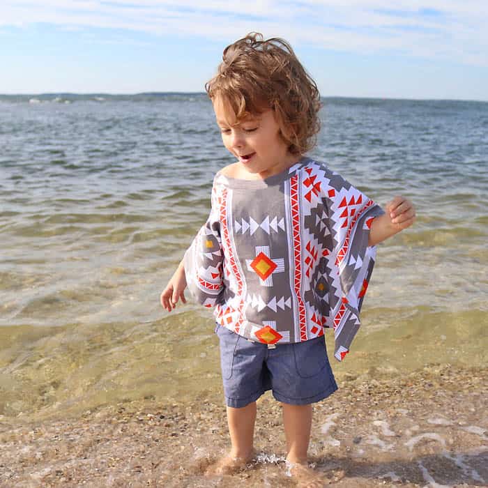 Super Easy Toddler and Kid’s Beach Cover Up DIY