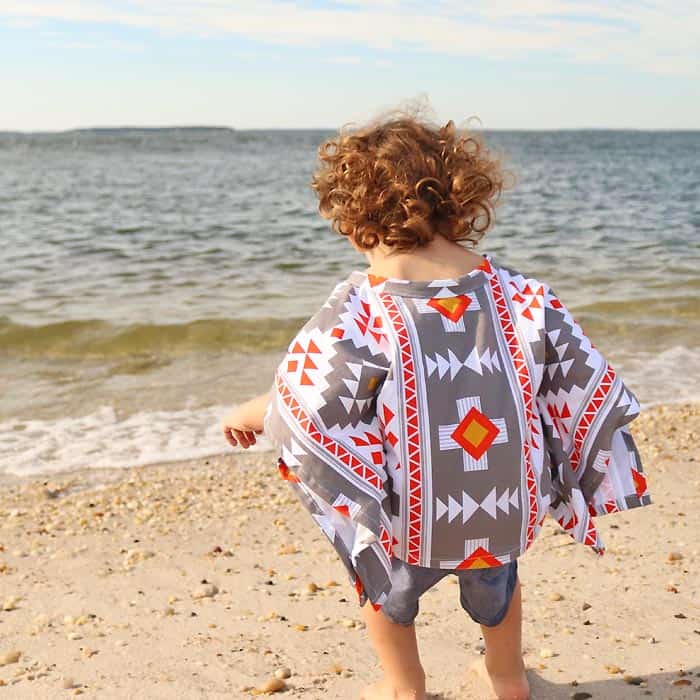Toddler Kids Cover Up Free Sewing Pattern by Gina Michele
