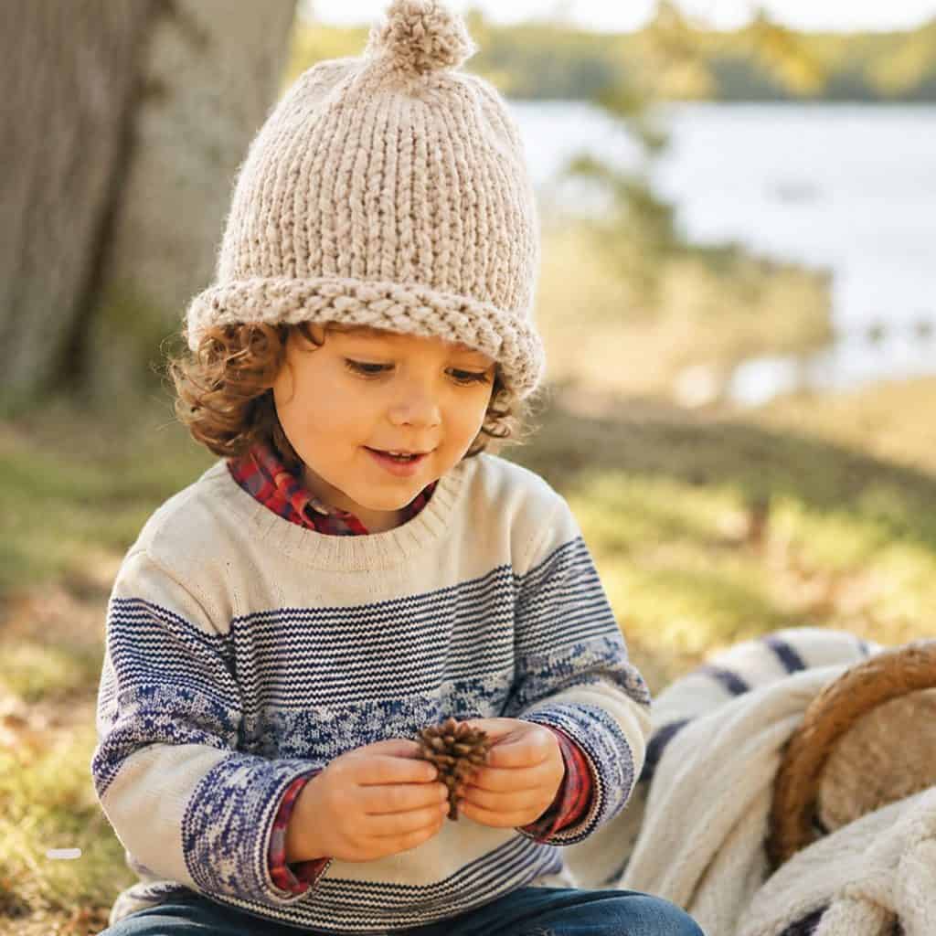 1 Hour Baby & Kids Hat Knitting Pattern (Easy Beginner Knit Hat with Super Bulky Yarn)