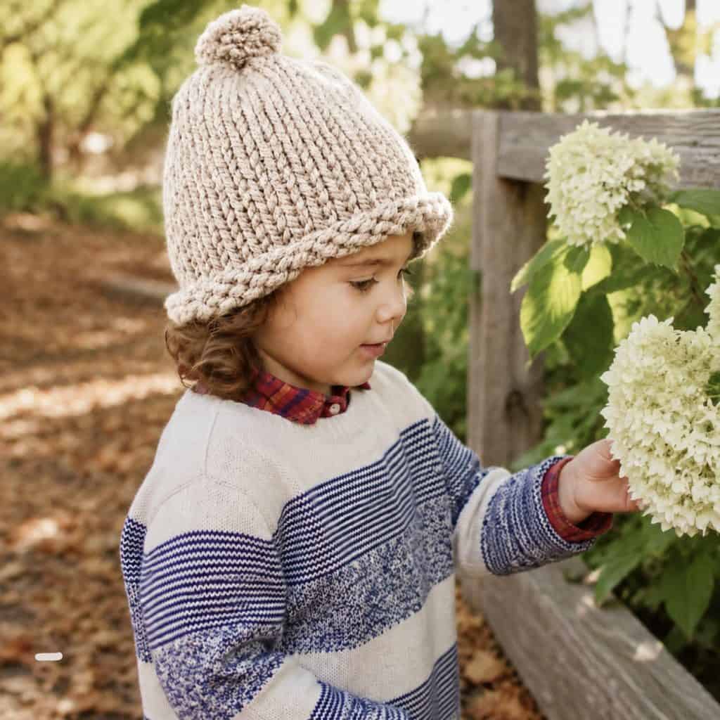 1 Hour Baby & Kids Hat Knitting Pattern (Easy Beginner Knit Hat with Super Bulky Yarn)