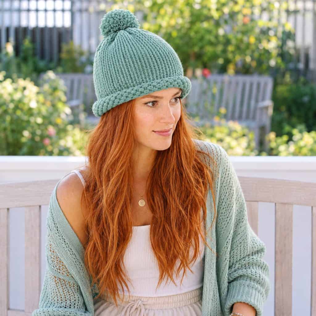 1 Hour Hat Knitting Pattern (Easy Super Bulky Hat You Can Finish Tonight)