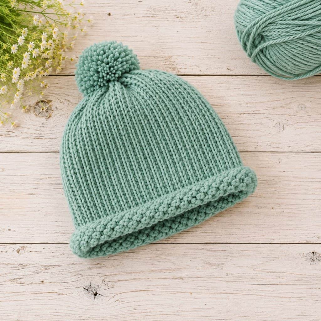 1 Hour Hat Knitting Pattern (Easy Super Bulky Hat You Can Finish Tonight)