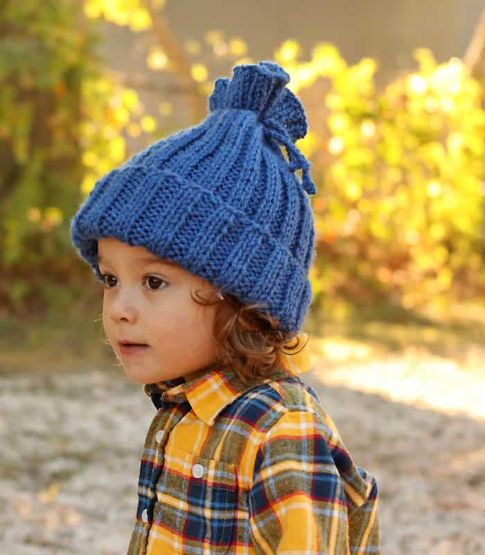 Easiest Toddler & Kids Hat EVER Free Knitting Pattern