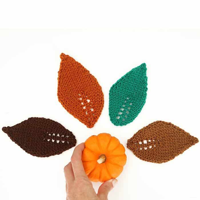 Easy Leaf Knitting Pattern