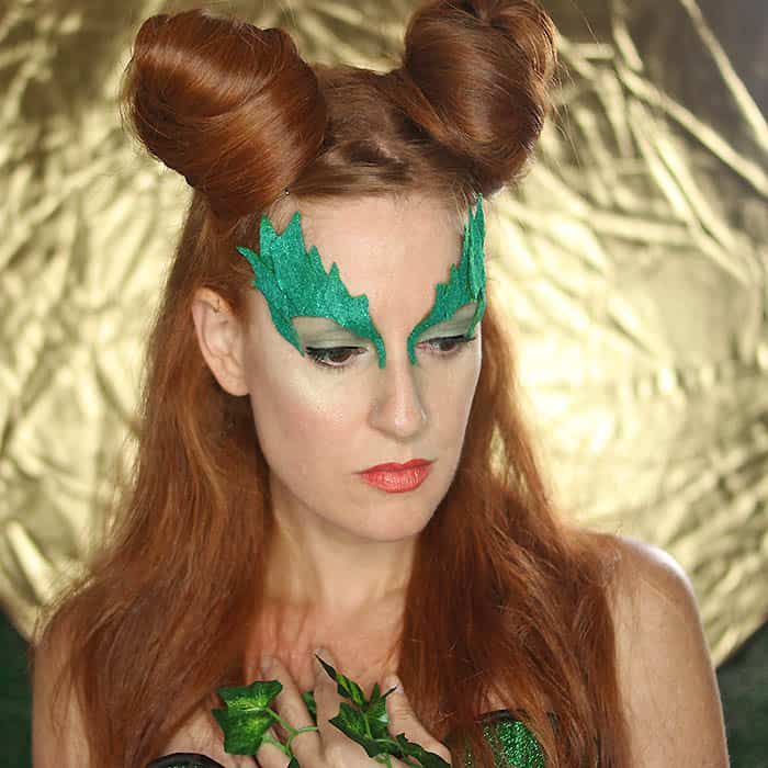Poison Ivy Costume Eye Mask DIY