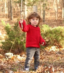 Easy Knit Toddler Sweater Knitting Pattern