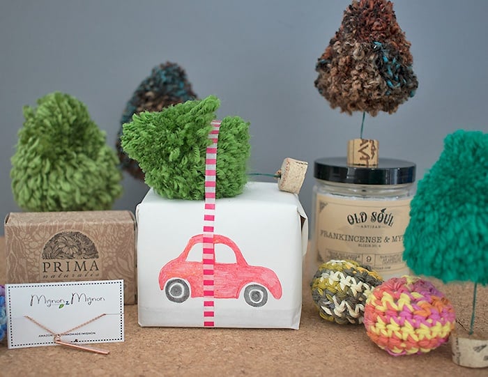 Yarn Trees DIY and Finding the Perfect Gift with Amazon Handmade