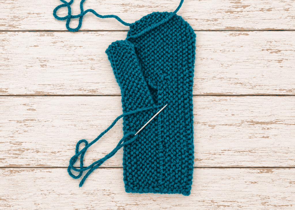 Easiest Mitten Knitting Pattern Ever! (Beginner-Friendly & Knit Flat on Straight Needles)
