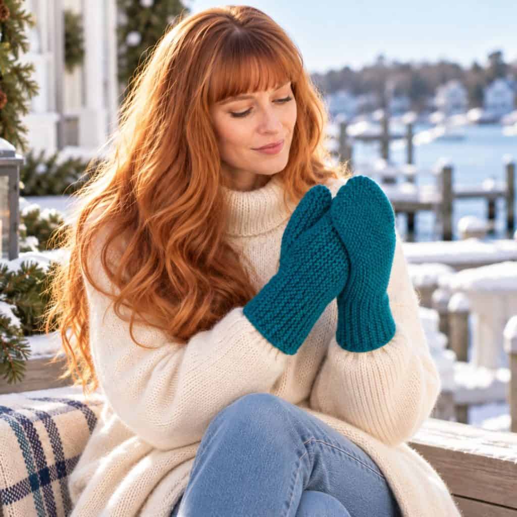Easiest Mitten Knitting Pattern Ever! (Beginner-Friendly & Knit Flat on Straight Needles)