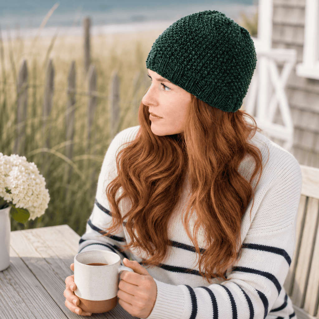 Seed Stitch Beanie Knitting Pattern (Easy + Classic Texture Hat You’ll Wear All Winter)