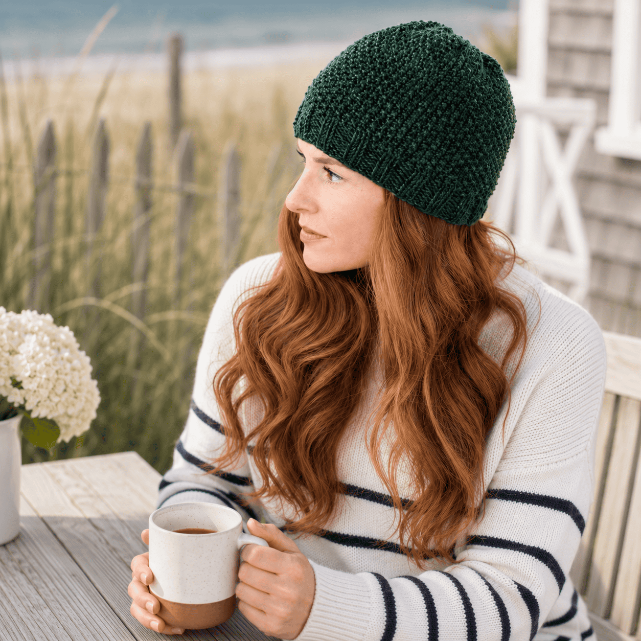 Seed Stitch Beanie Knitting Pattern (Easy + Classic Texture Hat You’ll Wear All Winter)
