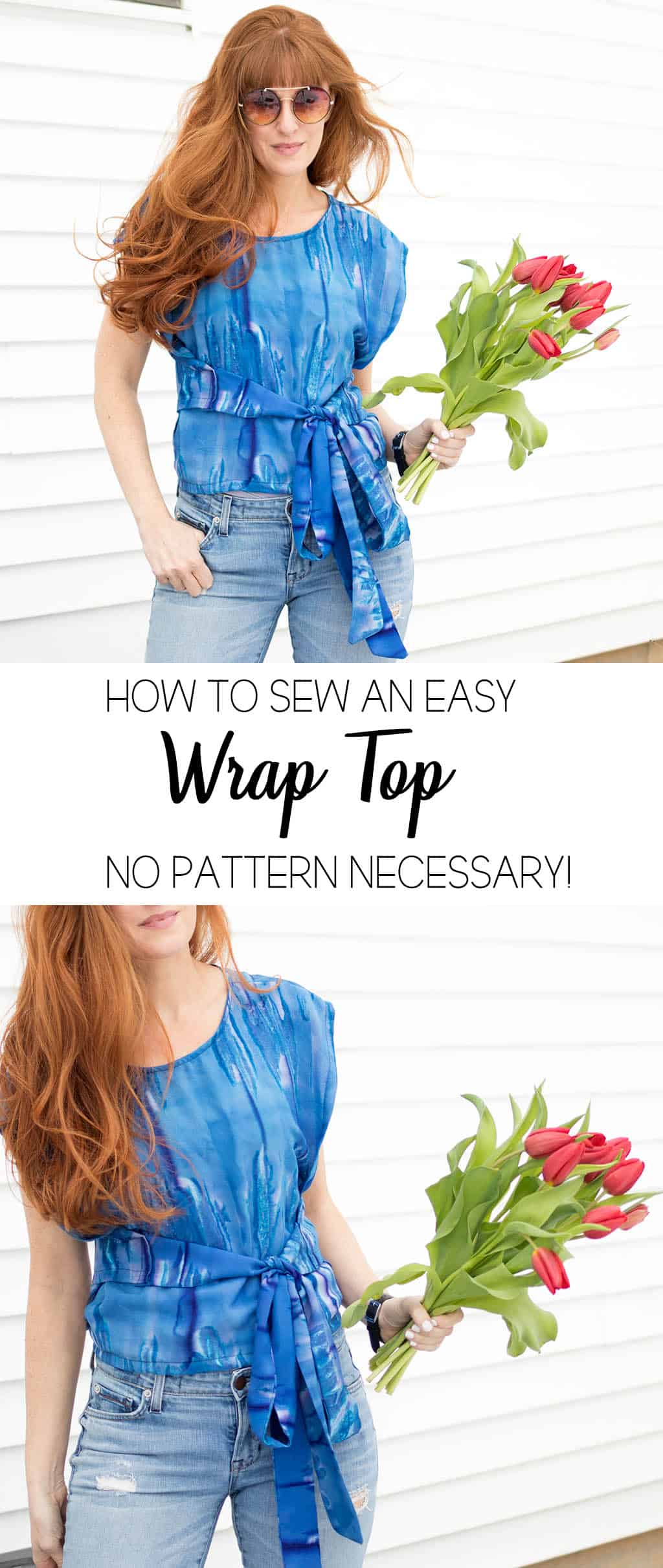 How to sew a wrap top