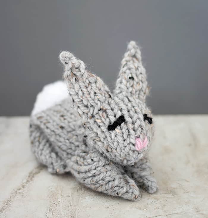 One Square Knit Bunny