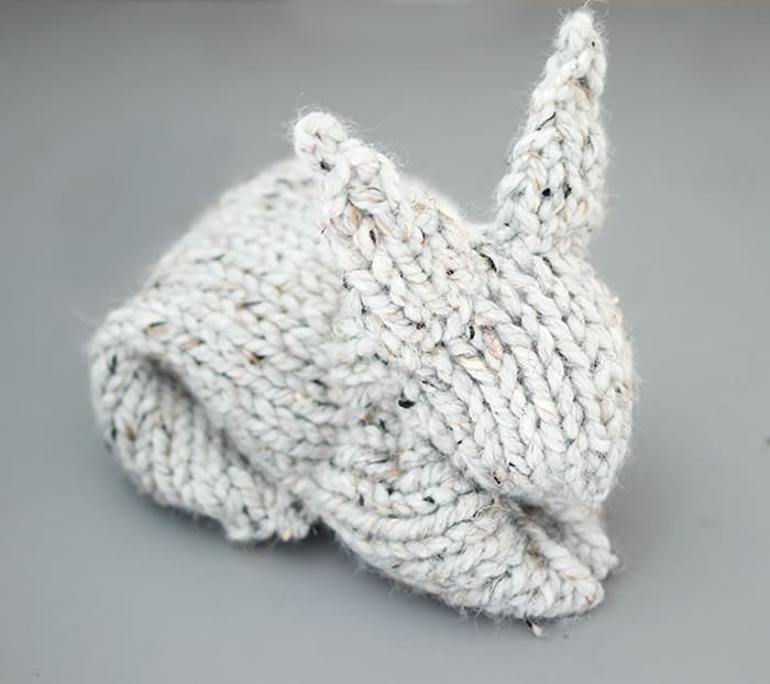 One Square Knit Bunny