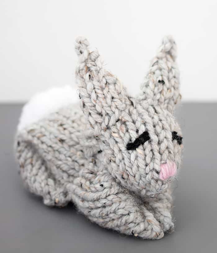 One Square Knit Bunny