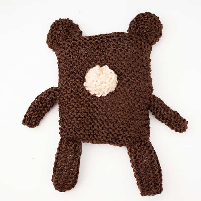 Square Bear Knitting Pattern